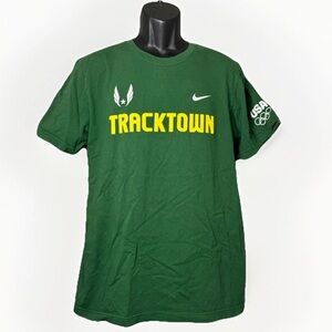 Nike 2012 Olympic Trials Tracktown Eugene Hayward Field Green T-Shirt Size Large